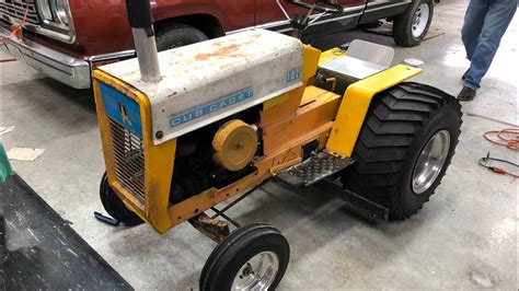 1967 124 Cub Cadet Pulling tractor, runs very good, always been stored indoors, in good shape, new tires all the way around. . Cub cadet pulling tractor parts